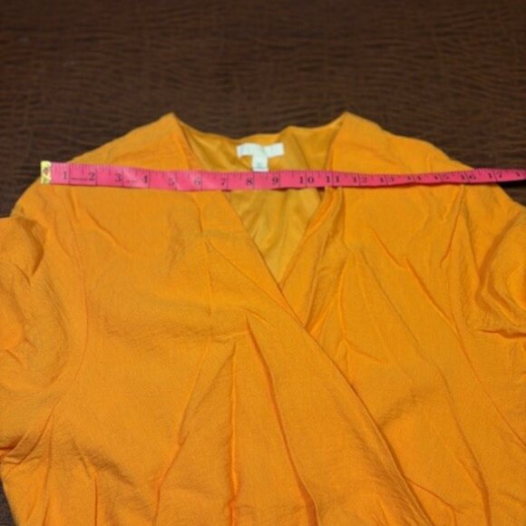 Orange H&M Wrap Dress Size large - Picture 7 of 7